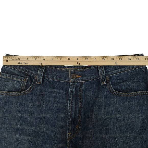 Levis 559 Jeans Mens Size 34x33 Relaxed Straight Leg Denim Dark Wash - Picture 3 of 15